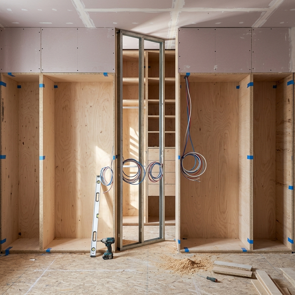 Walk-In Wardrobe under construction